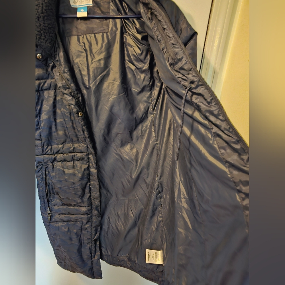 Columbia Ruby Falls Long Down Jacket Blue Women's… - image 4